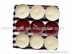 100pcs pack unscent white color tealight candle for wedding