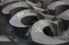 Graphite machining graphite impeller mold