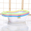 Simple European Style Transparent Baby Shower Deep Plastic Kids Bath Wash Tub