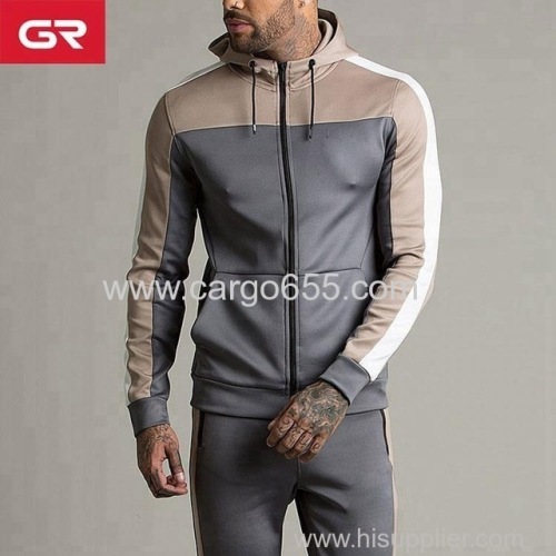 Latest Design Slim Fit Custom Gym Tracksuit Mens Sportswear