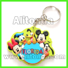 High quality promotional pvc 2d 3d cartoon figure animal keychains custom manufacturer