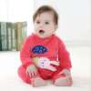 Wuawua Wholesale Romper Baby Clothes Cute infant Winter Outwear Outfits Baby Long Sleeve Jumpsuit For Newborns