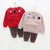 100% Cotton Long Sleeves Baby infant Clothing kids Girls boy winter clothes 2 pcs children clothing