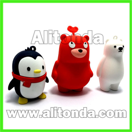 PVC Cartoon animal anime 3d figures three-dimension characters 3d dolls promotional gifts custom
