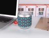 Fabric Cover little portable speakers with mobile phone hoder BT USB TF FM