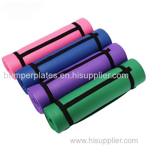 Factory Price NBR Yoga Mat With Strap