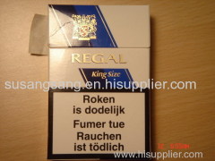 hot sales on regal cigarette for european market