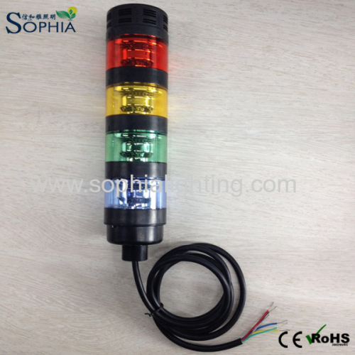 New Four Stacked LED Indicator Light  Warning Light