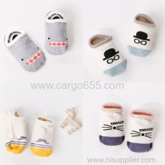Kids Cute Cartoon Soft Socks Winter Cotton Anti-Slip Floor Socks