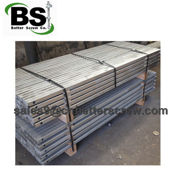Popular earth steel helical anchor or pile with high strength