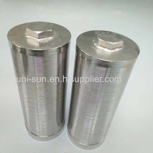 Stainless steel water well filter tube / Johnson screen