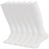 Hot Sale Mens White Sport Socks With Custom Logo 6pack