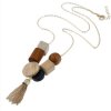 beautiful wood necklace nice tassel necklace women necklace for you