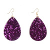 Wholesale Handmade Stylish Glitter Teardrop Earing