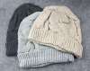 Cable Knit Thermal Yiwu Slouch Beanie Large Long Baggy Skull Cap Loose Oversize Hat Winter