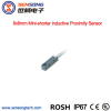 Q8 18mm Brass Body Rectangular Inductive Proximity Sensors 24VDC NPN PNP NO NC 2m Cable