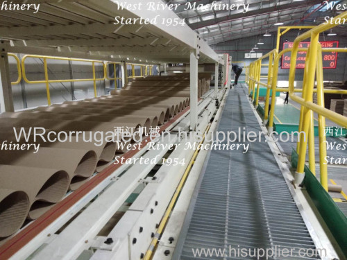 5ply corrugated cardboard carton production line Corrugator Machines Single facer Double Facer Stacker
