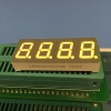 4 Digit 0.4&quot; Common Cathode Amber 7 Segment LED Numeric Displays for instrument panel