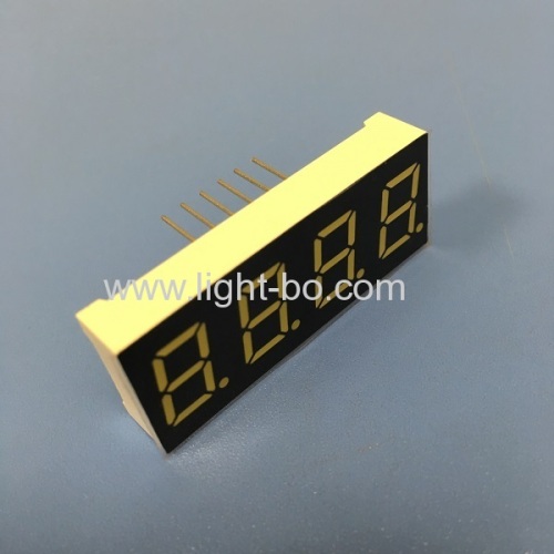 Good consistency ultra bright white 4 digit 7 segment led display 0.4  common anode for STB