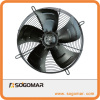 Axial fan 400mm metal steel blades for heat exchanger