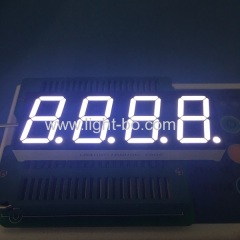 Ultra Bright White 4-digit 0.8-inch(20.4mm) Common Anode 7 segment led display for instrument panel