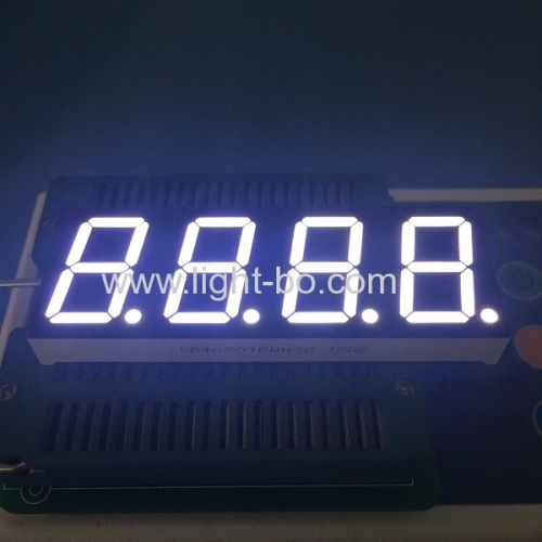 Ultra Bright White 4-digit 0.8-inch(20.4mm) Common Anode 7 segment led display for instrument panel