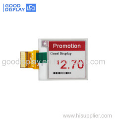 1.54 inch 152*152 epaper display e ink three-color dot matrix display GDEW0154Z17