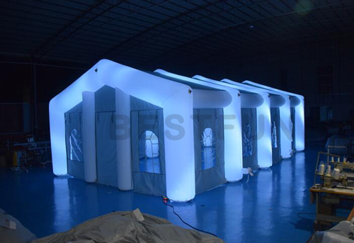 LED lighting inflatable dome tent for events