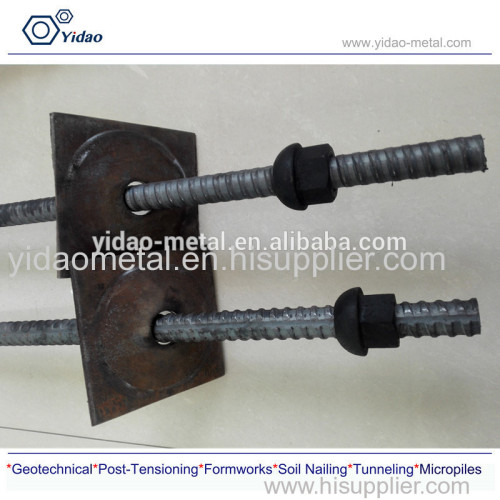 PSB500/830/930/1080 steel grade post tensioning bar high strength thread steel bar