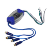 Four Channel Ground Loop Isolator Audio Curciut Noise Filter 4 RCA CAR AUDIO