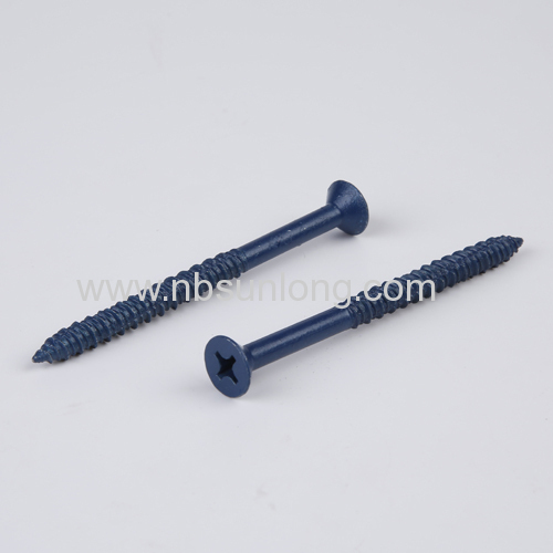 Hi-Lo tapping screw - flat head - phillips drive - ruspert