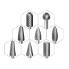 Carbide straight shank Rotary file