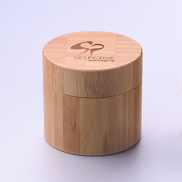 Buy Wholesale China 30g Double Walled Bamboo Jar Bamboo Cream Jar