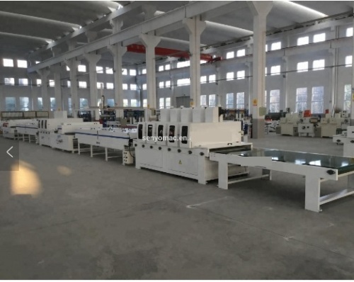 Uv coating machine for SPC