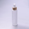 120ml frosted glass bottle with babmoo spray lotion bottle cosmetic packaging