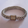 925 Sterling Silver Chunky Wheat Chain Men Bracelet