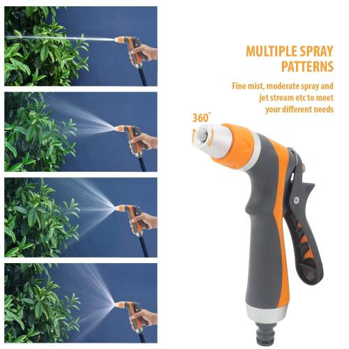 Metal multifunction garden water jet nozzle