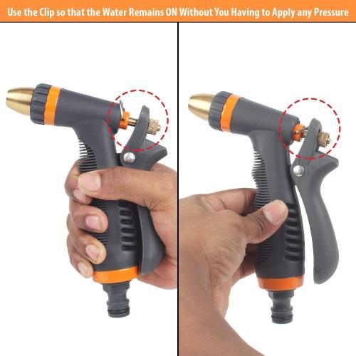 zinc 2-way water spray nozzle with soft hand