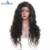 Silanda hair #1B Remy Yaki Straight Full Lace Wigs Brazilian Human Hair