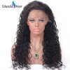 Water Wave #1B Brazilian Remy Human Hair Hand Tied Full Lace Wigs