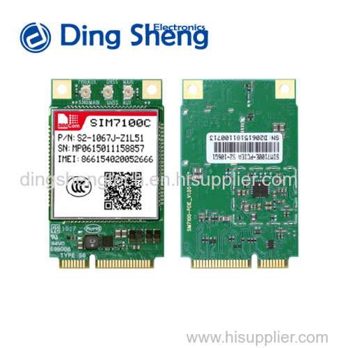 SIMCOM FDD 4G module CAT3 4G LTE MINI PCIE