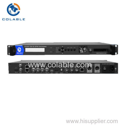 professional satellite receiver ird hd qpsk demodulator with DVB-S/S2 to ip