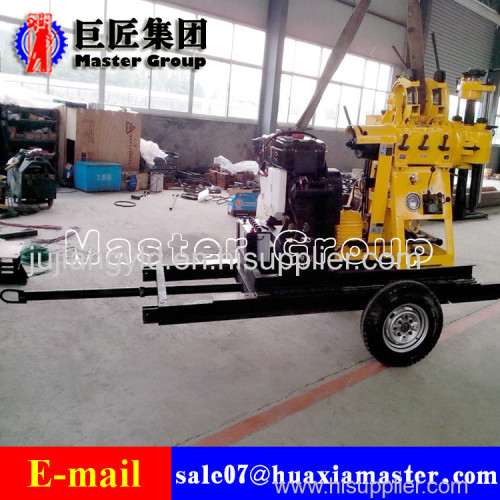 Wheeled Hydraulic Rotary Drilling Rig wheel type rotary drilling rig