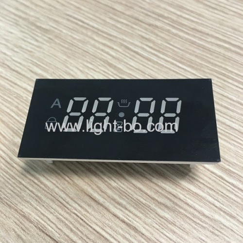 Ultra white custom design 4 Digit Oven timer LED Display with 120℃