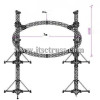 DJ truss system for custom roof with 300x300mm square truss