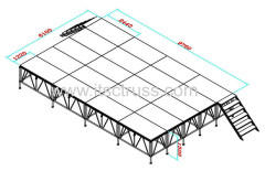 Aluminum Modular stage systems