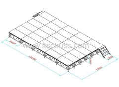 Aluminum staging systems for roof