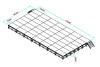 Aluminum portable stage system