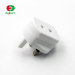 best quality white 3 pin european bs5733 uk travel plug