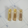 High Quality 3# Nylon Zipper Puller Plated Gold Color Slider Garment Accessories